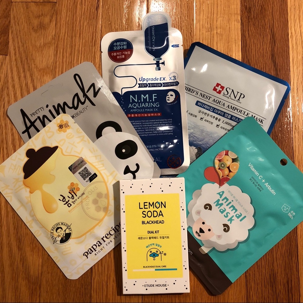 Korean sheet mask bundle